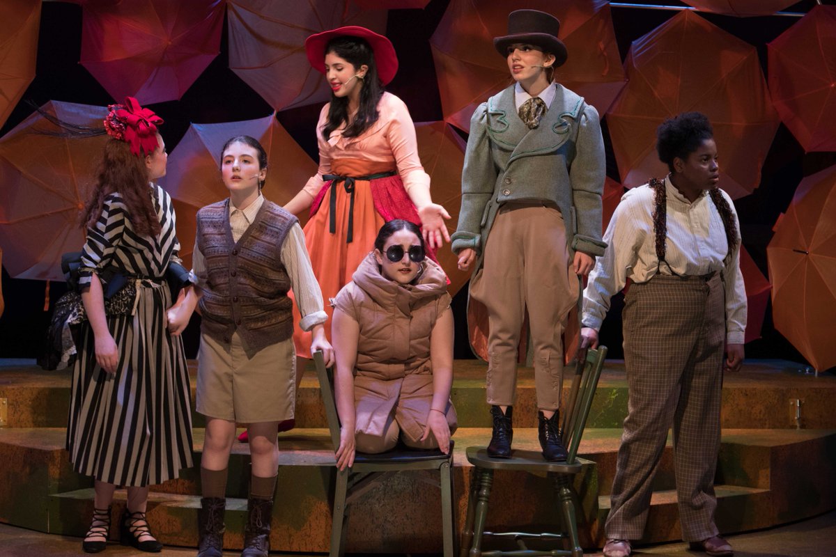 hewittschool's tweet photo. Brava to the cast and crew of our middle school musical, James and the Giant Peach! Our community loved this wonderful student production! https://t.co/vczPl2aKJg