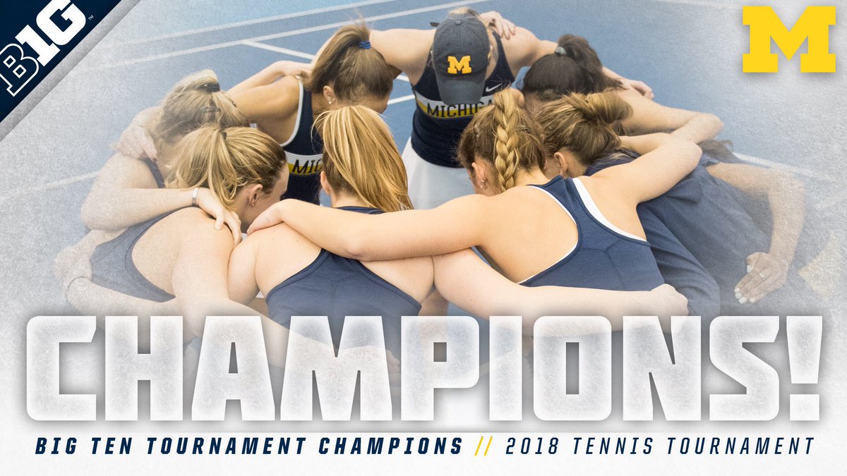 BIG TEN CHAMPIONS. #goblue