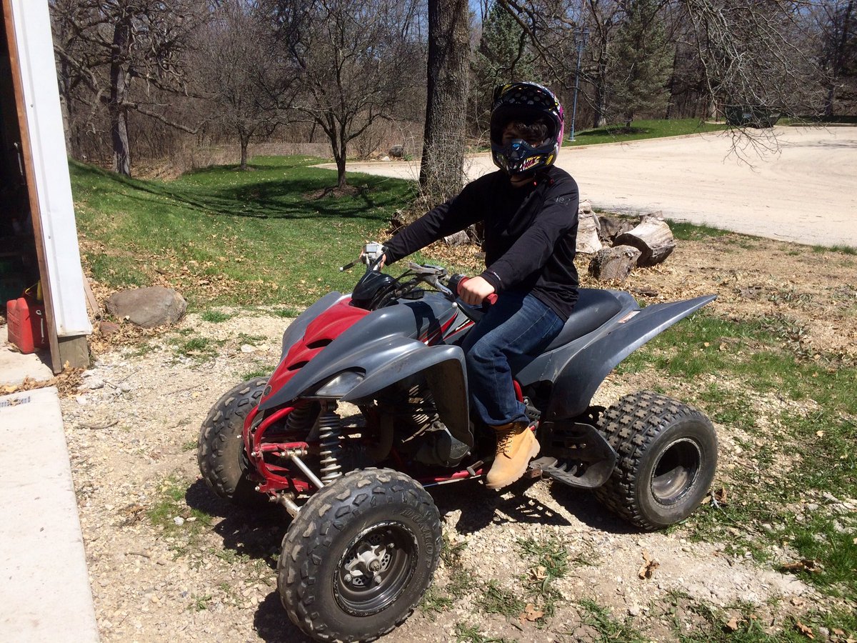 theMarcelosFarm's tweet photo. #Yamaha #raptor350 #rideoftheday #chevy #rvconversion #g20 #1975 #1981 #corvette #chevy #stingray #honda #xr200 #fl250 #Yamaha #raptor350 #softtail #motor #atv #atc #moto #motorcycle #yamaha #suzuki #harley #quad #enduro #motocross #son #family https://t.co/wy1JZRYntE