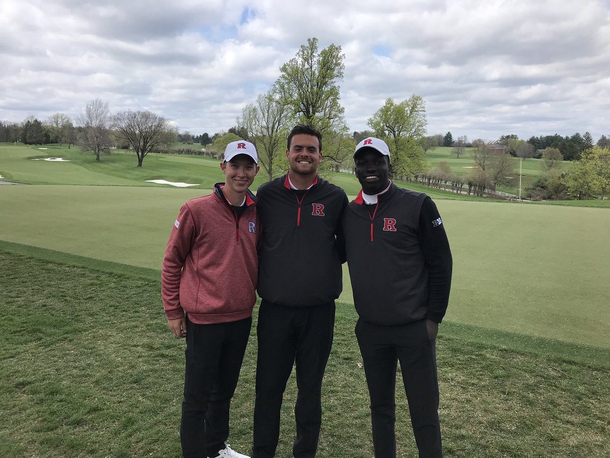 RUMensGolf's tweet photo. Couldn’t have asked for three better men to be captains of this program! You have been role models for the under class-men and represented @RUAthletics with class. #foreverknights https://t.co/rQnF3WHrJX