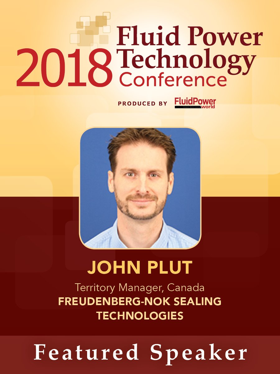 FPTechConf's tweet photo. FEATURED SPEAKER: John Plut is responsible for the management of Freudenberg’s Fluid Power commercial and technical business in Canada as well as for management of its distribution channels. Learn more: https://t.co/Bnilkw0dNI @Freudenberg_FST #FPTC2018 https://t.co/gP1TkNF0O0