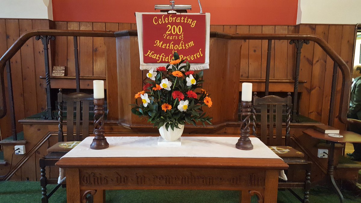 GillSonger's tweet photo. Celebrating 200 years of Methodism in Hatfield Peverel, Essex #MethodistChurch https://t.co/tydvsa816J