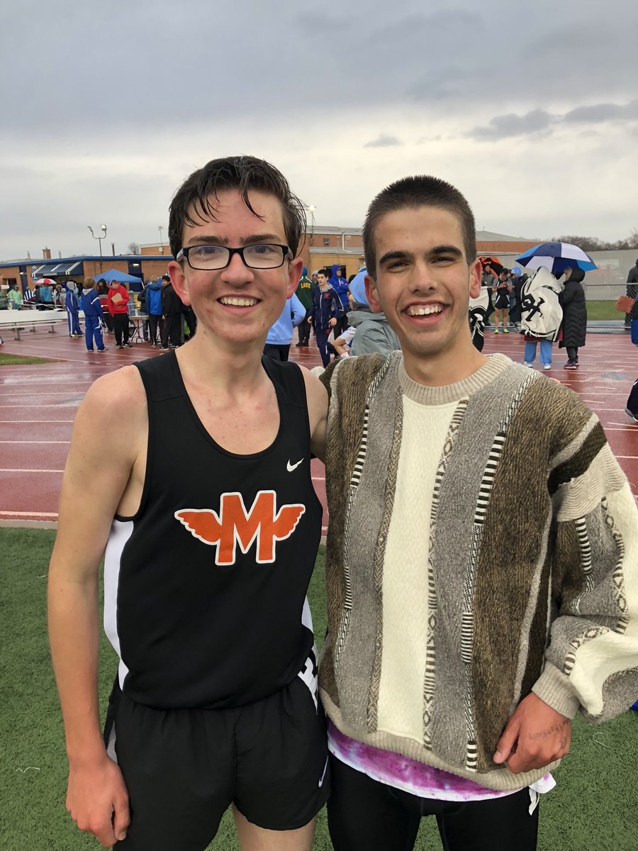 Coach_Lundin's tweet photo. Seth Joder &amp; Hunter Phillips just went 1-2 in the 1st 3200m Run Section! 20 sec PR for Joder and first sub 10! 9:55! Phillips at 10:01! #WannerInvite18 #SmithStrong https://t.co/ZXH1UZxe8R