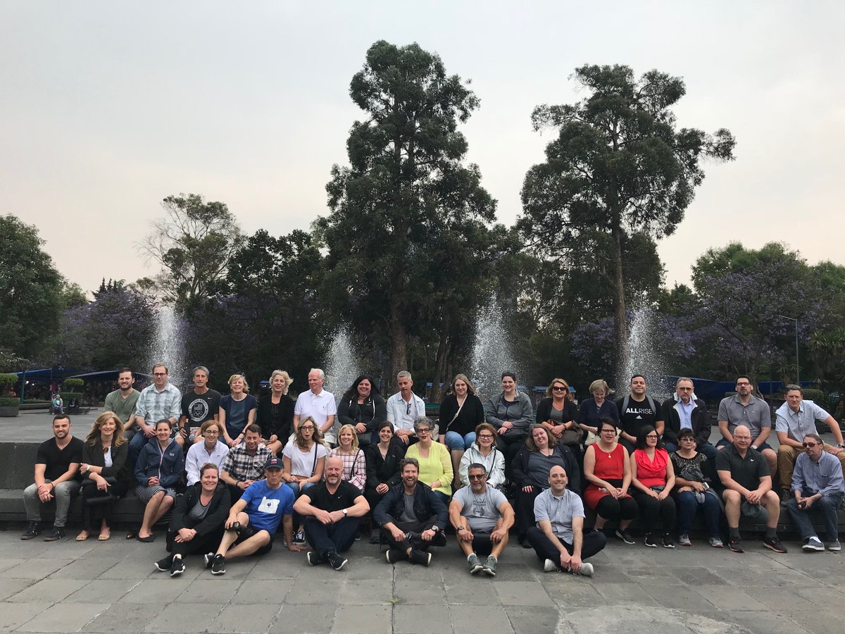 PortOfPortland's tweet photo. Port executive director @CRobinhold and a delegation of business and tourism partners traveled to Mexico City this week to celebrate travel, trade and business opportunities. @AeromexicoUSA nonstop flights connect both cities. https://t.co/2iQU21XQIO