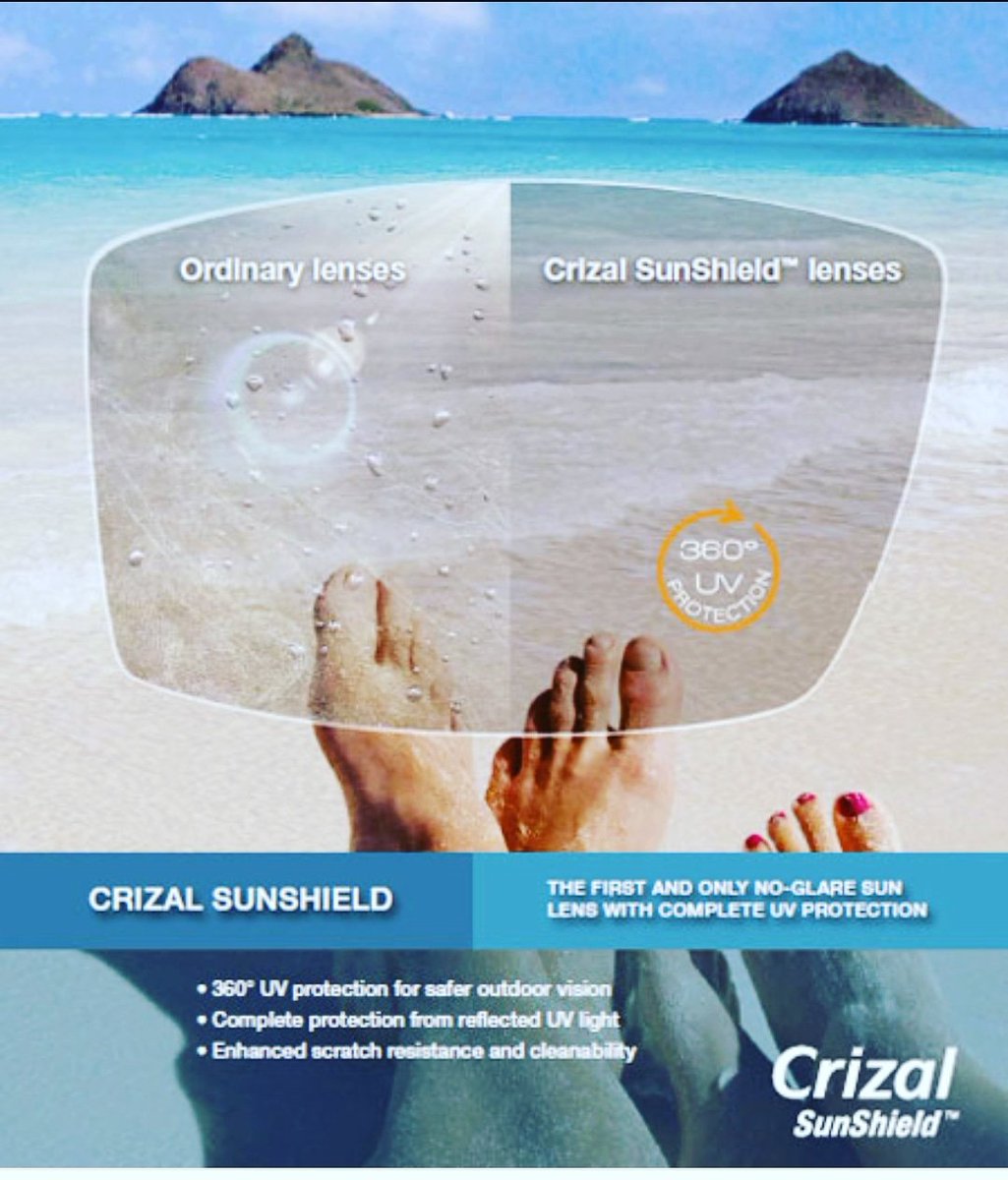 visionoptical3's tweet photo. Crizal Benefits 
Protect your eyes from UV Rays.
Crizal also acts like a shield, protecting your lenses from:
Scratches, glare, smudges, dust, water 
#eyeexam #contactlenses #visiontest #designerframes #sunglasses #eyeglasses 
#visionoptical #sagehill #calgary #behindlondondrugs https://t.co/yecBI2WUdy