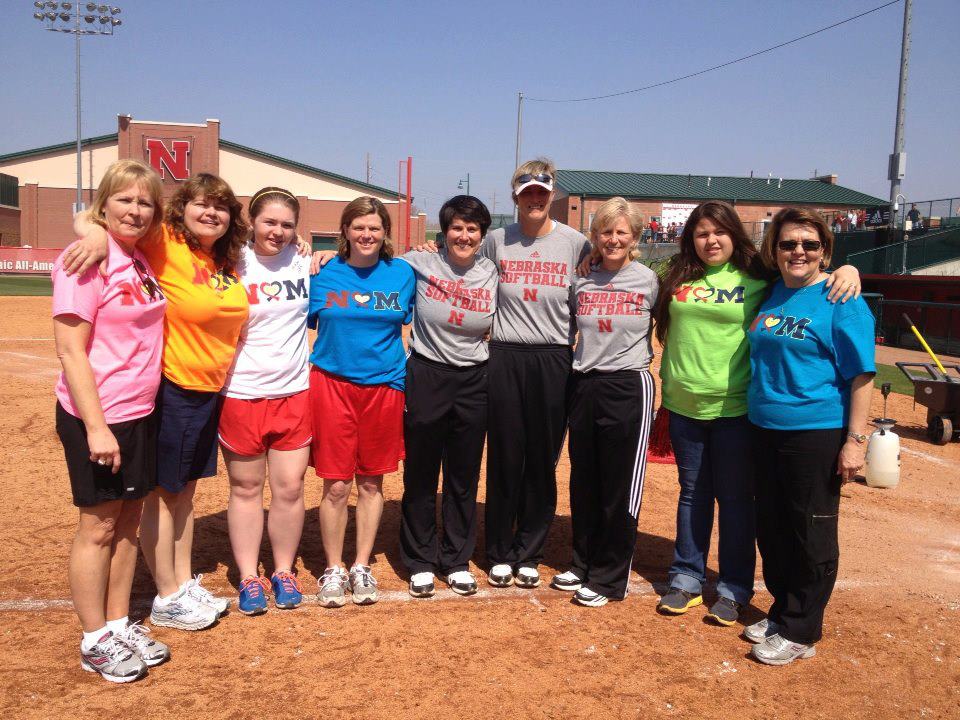 suemagoo8's tweet photo. We honored Mary during the Nebraska vs. Michigan softball series a few years ago.  Mary loved both coaching staffs, they loved her dearly, and we love all of them and Mary too.  #firstclasscoaches  #rolemodels  #mymentors https://t.co/CQ5S3HiqFA