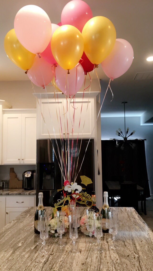 Adorah23's tweet photo. So happy I'm the first one here. Got to decorate a bit πππ₯π #Cylie'sBachPartay https://t.co/YRyCAqqqjp