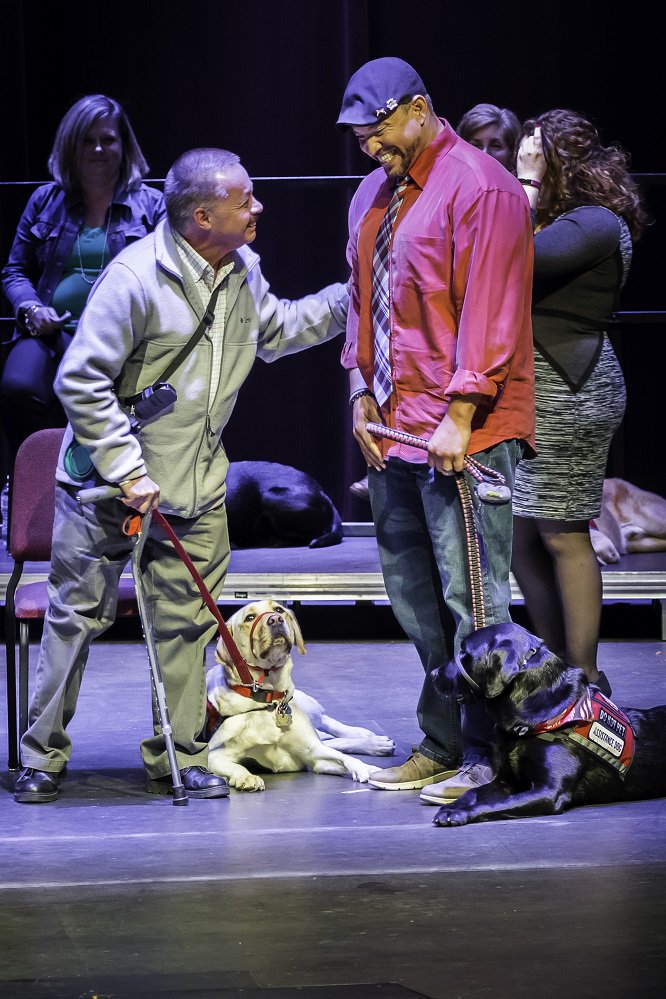 m1putt's tweet photo. #ServiceDogs for Veterans support their handlers while their handlers support each other @NEADSdogs Fall Graduation.  Join us this Sunday.  #BringYourOwnTissues #BYOT https://t.co/U9LNrHMTcP