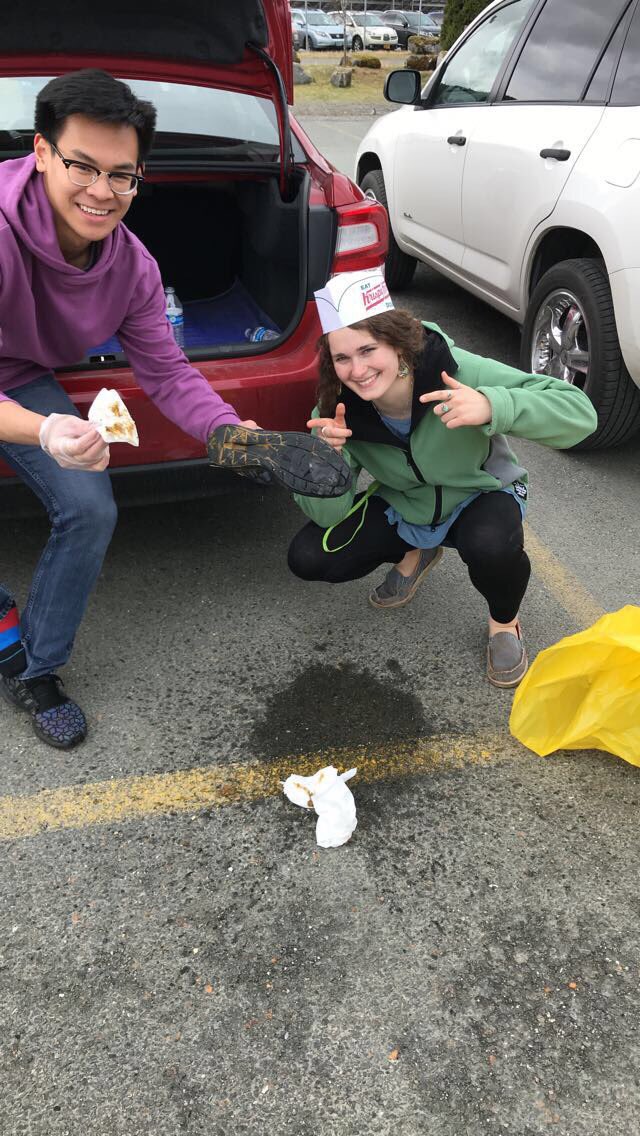 TMinteract's tweet photo. Happy Earth week everyone!  Just make sure to watch your step when you pick up trash🏔 🌏 💩 https://t.co/WLvtaBIIZH