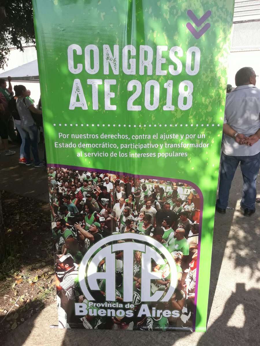 ATE_BahiaBca's tweet photo. Congreso de ATE https://t.co/EX1FD1hb7t