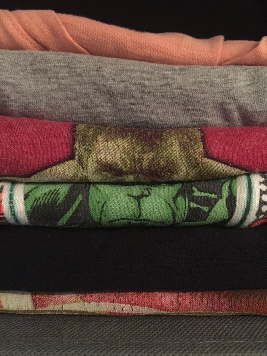 mndevlin's tweet photo. Folding laundry but my mind is focused on #InfinityWar https://t.co/inDlDOef9B