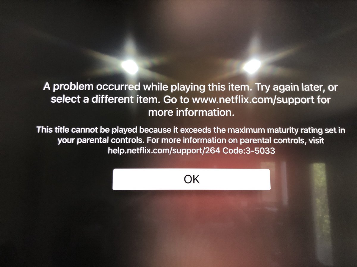 erinbatlle's tweet photo. Hey @Netflixhelps, I just checked my account and confirmed I don’t have any parental controls enabled. Ideas? https://t.co/PTM39y0vFU