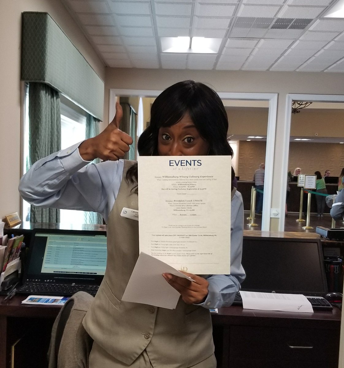 Sylpottle's tweet photo. Meghan!!! She was here 20 minutes and she did it all buy herself and helped a couple get signed up for a Diamond Event!! #LifeAtDiamond #PowRocks #BecauseOfYou #Greatjob https://t.co/gpZXJXcveX
