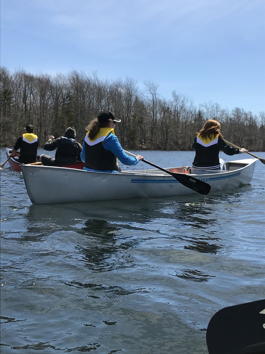 Canoe training and camp prep at Sunken Lake today. What a beautiful day to be out on the water!