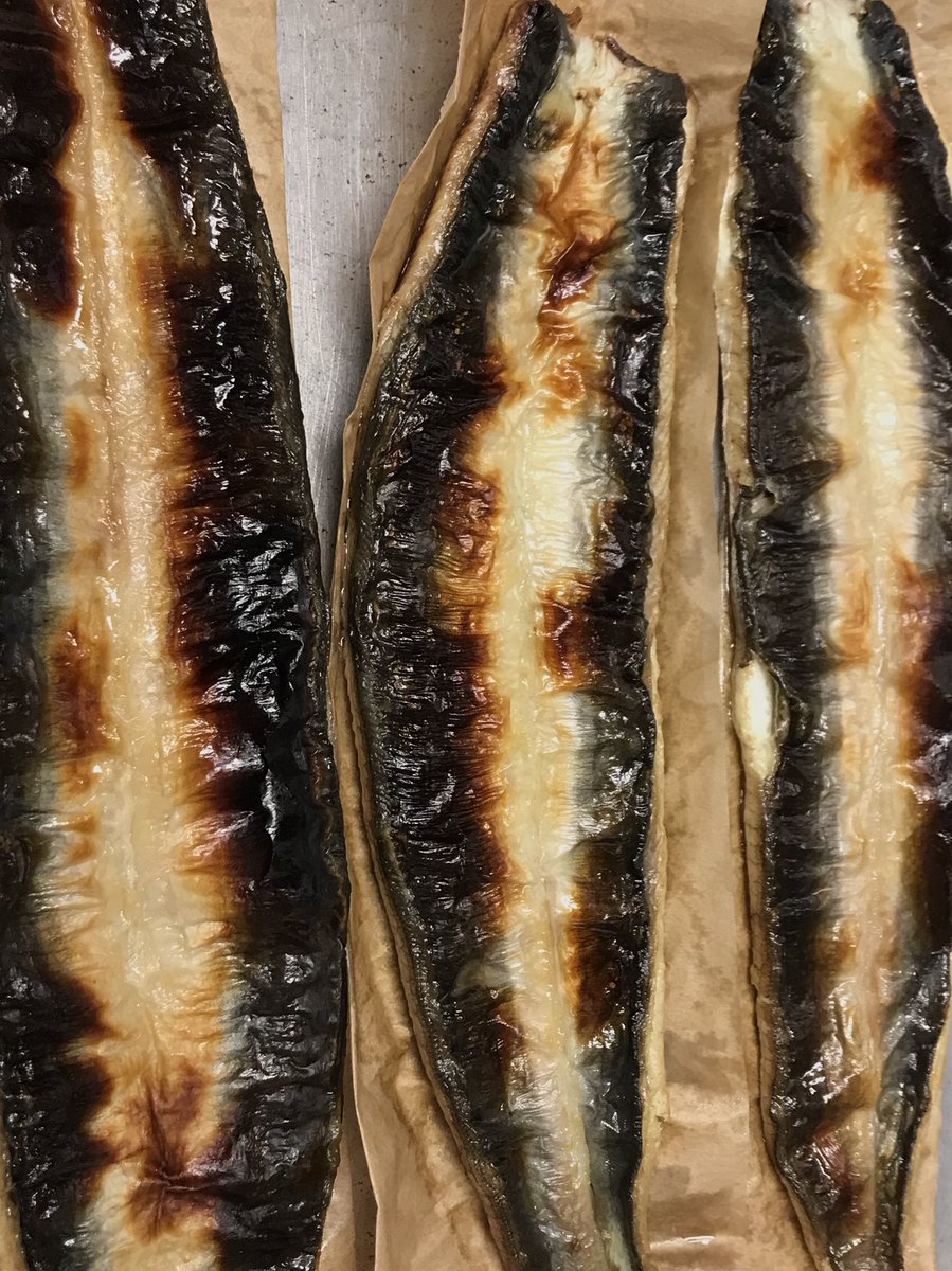 SushiRan's tweet photo. Shirayaki: fresh water grilled eel @SushiRan. https://t.co/ZEnHs2EXPY