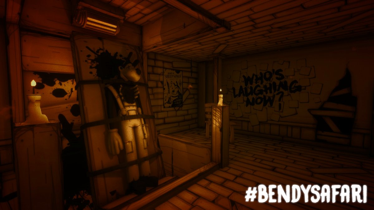 Bendy's tweet image. Another week of #BendySafari in the books! Check out some of our favourite shots of #Boris from @ender_PedroPT @InkHyaena @Marvin_666 and @VioletQueenling! Get ready for next week, with #ChapterFour just around the corner! #FridayFeeling