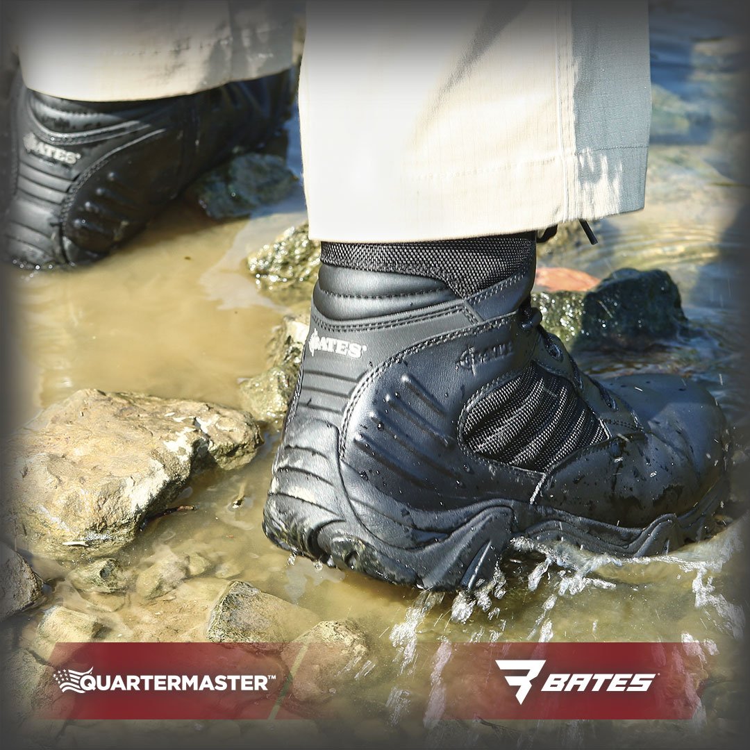 Check out this BEST SELLING @batesfootwear Gore-Tex Boot. Extremely lightweight with a waterproof membrane &amp; side-zippers to slip in and out of your boots in a hurry. The cushioned insoles are removable for an adjustable comfort level. ow.ly/C94h30jIwH0