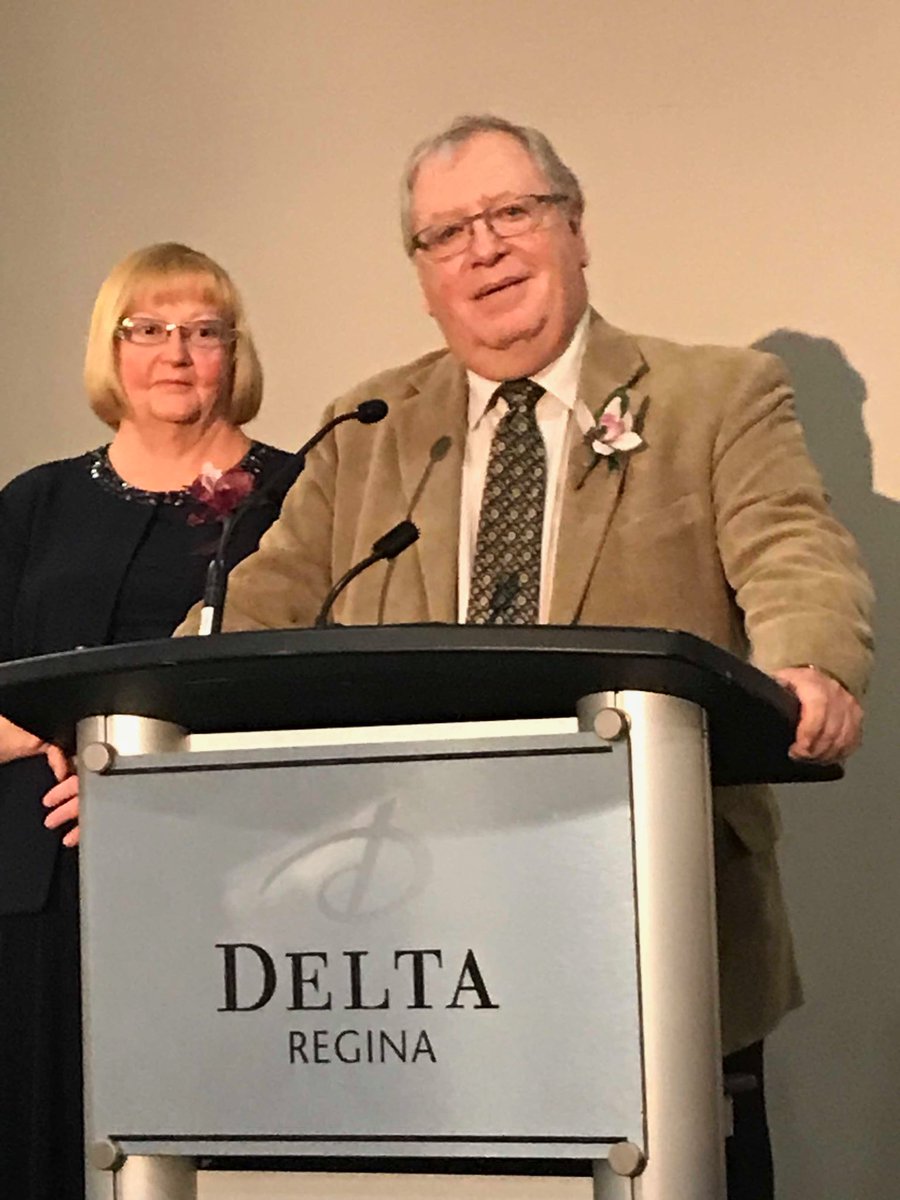 MFougereYQR's tweet photo. Doug and Gloria Archer, very worthy recipients of the 2017 CTV Citizen of the Year. https://t.co/LrvrBbzqaa