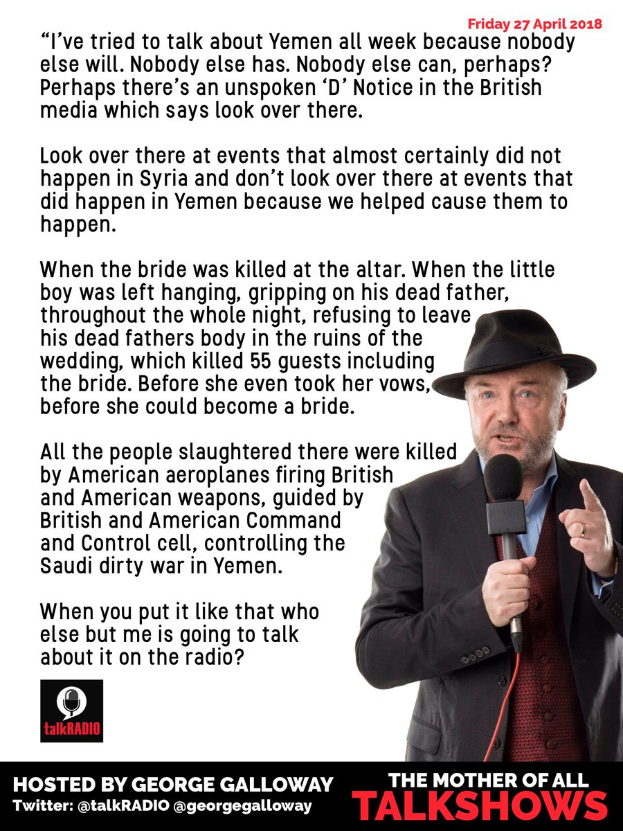 Image result for galloway on yemen