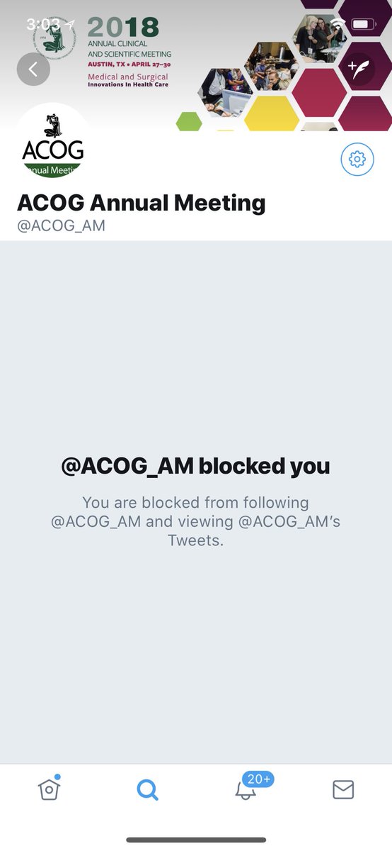 gwendolynrain's tweet photo. Already been blocked, lol! But watch me! #EssureProblems #ACOG2018 #2018SASGOG πͺπΌ #Essure β οΈ https://t.co/w1081HUppD