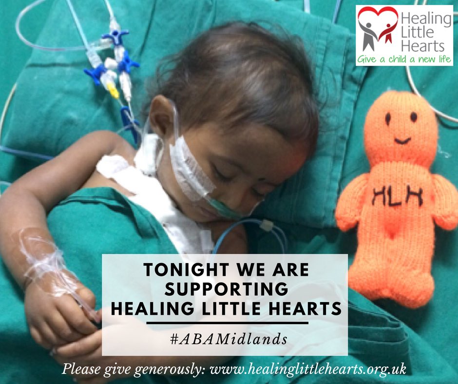 AsianBizAwards's tweet photo. Tonight, we are supporting Healing Little Hearts (@HLHcharity), which aims to provide free heart surgery to babies and children through medical camps across India, Africa, Malaysia, Romania &amp; Latvia. #ABAMidlands https://t.co/RaEaQiwKM3