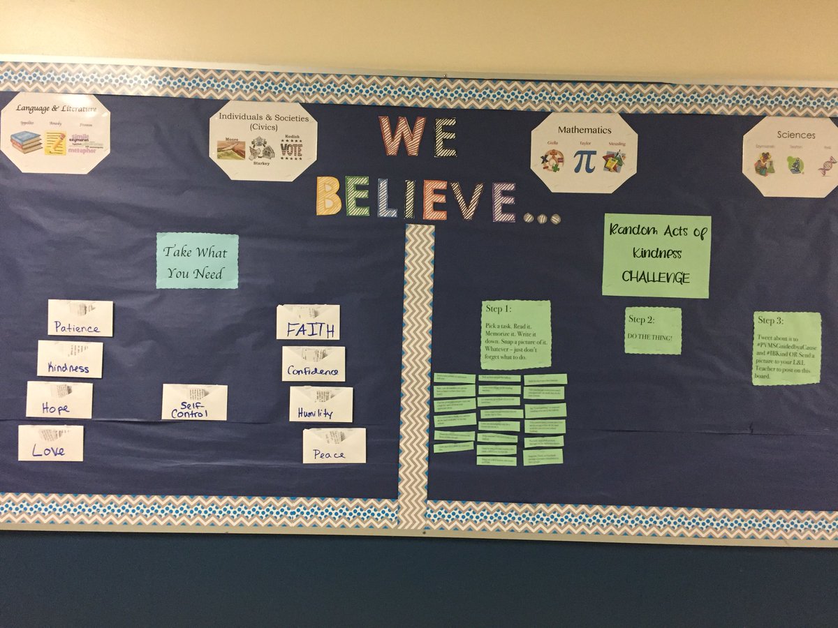 JennCIppy's tweet photo. @PineViewMiddle are you ready for the challenge? #PVMSGuidedbyaCause #IBKind @FrommJamie @AmedyTeach https://t.co/c4rBCVmMRR