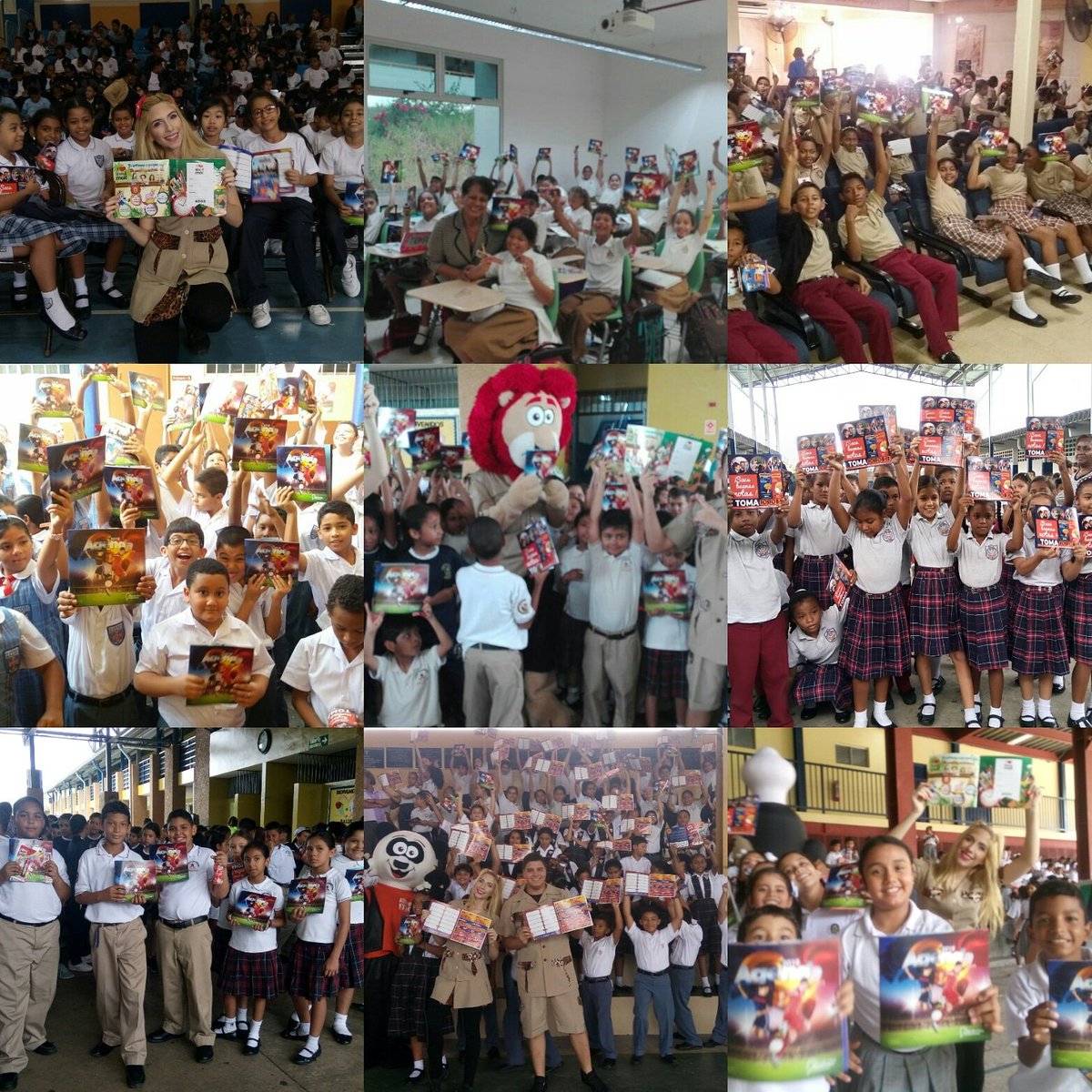 imarketingpa's tweet photo. 🎉Cerramos con broche de oro 🎊️ #Agendas2018 visitando más de 50 escuelas entre oficiales y particulares desde 4to a 6to grado, durante todo el mes de abril, fueron 30 días continuos de arduo trabajo; llevando diversión, conocimientos a las escuelas 🏫 https://t.co/pzMNWlQyse
