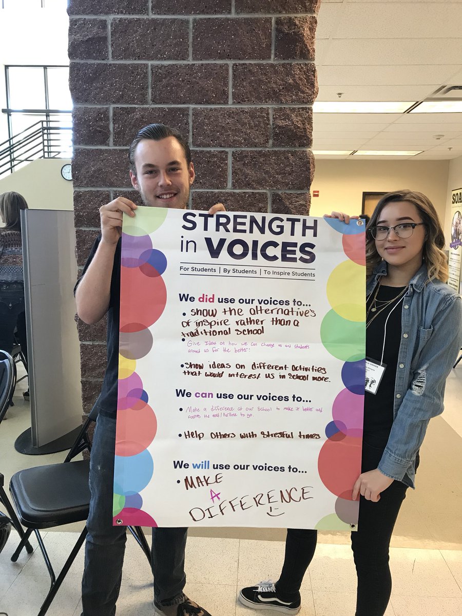 renonvme's tweet photo. We are using our voices to make a difference at Inspire! @WashoeInspire #wcsdstudentvoice @StuVoiceWcsd https://t.co/b6TRMcosbD