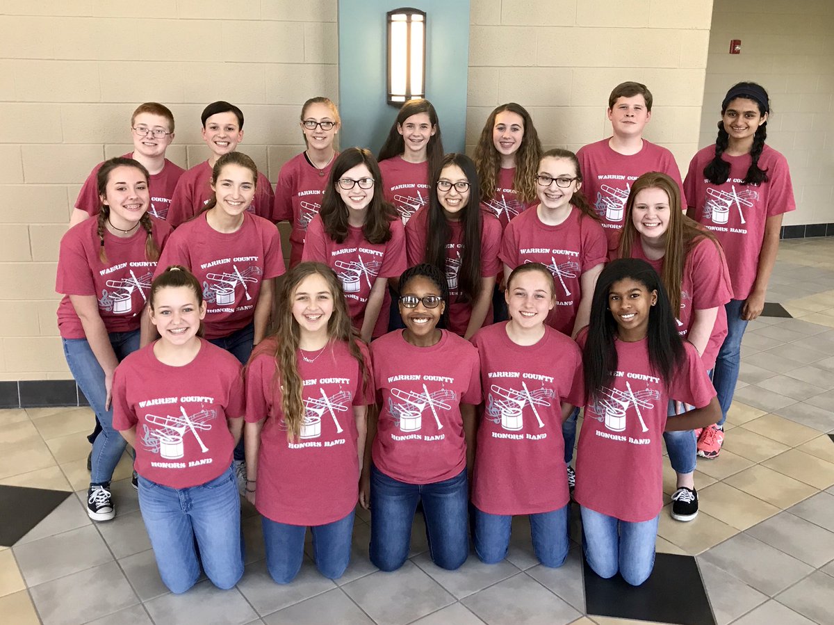 DCMSband's tweet image. WCPS Middle School Honors Band. @DCMSband @HMMSband @SWMS_Band @WEMSBands @WarrenCoSchools
