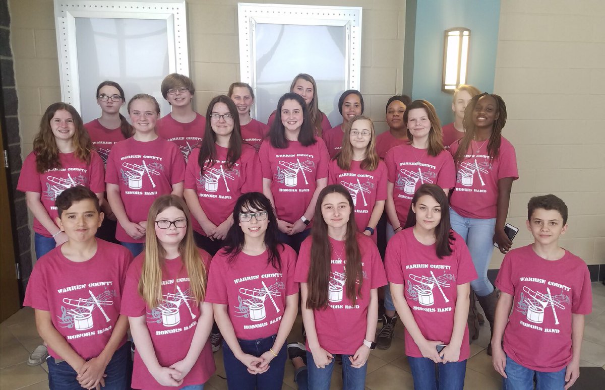 DCMSband's tweet image. WCPS Middle School Honors Band. @DCMSband @HMMSband @SWMS_Band @WEMSBands @WarrenCoSchools