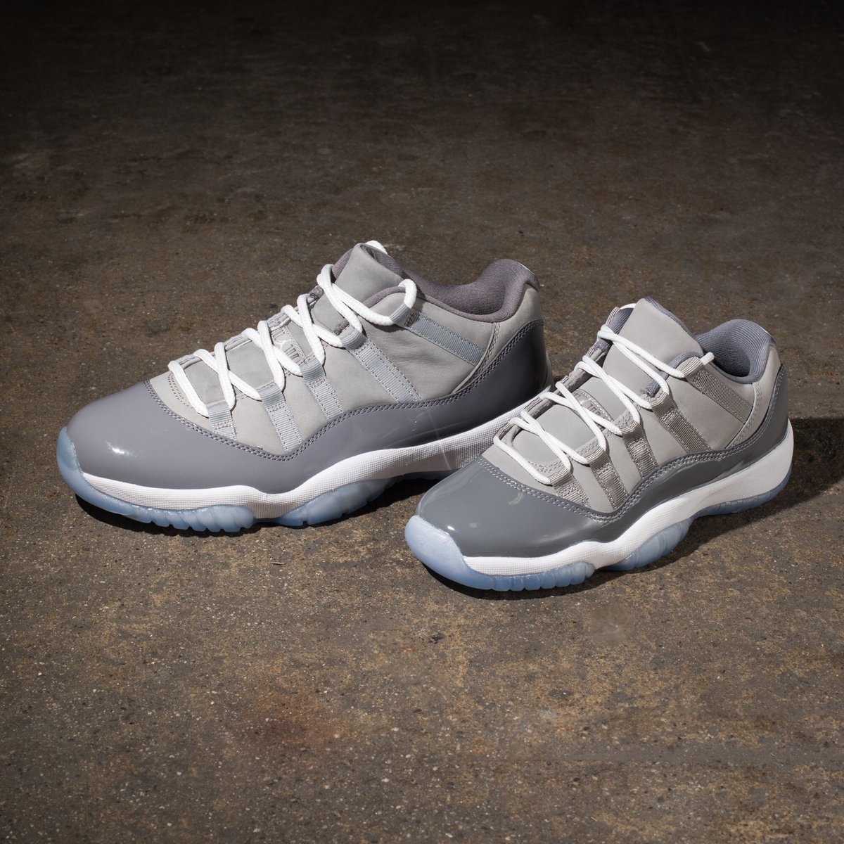 UNDEFEATED_SF's tweet photo. Air Jordan XI Low “Cool Grey” // Available Saturday 4/28 at All Undefeated Chapter Stores and https://t.co/ERy4xfO89W https://t.co/CfmWbOq0om