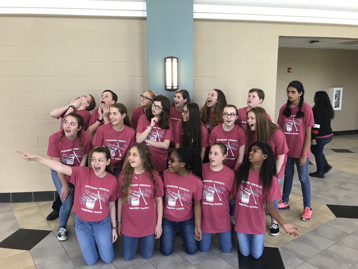 DCMSband's tweet image. Having a great time at WCPS Middle School Honors Band.