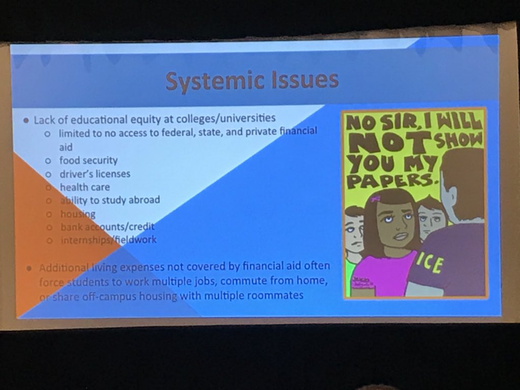 Psychologists supporting  undocumented students 2018 CPA Convention #CPA18