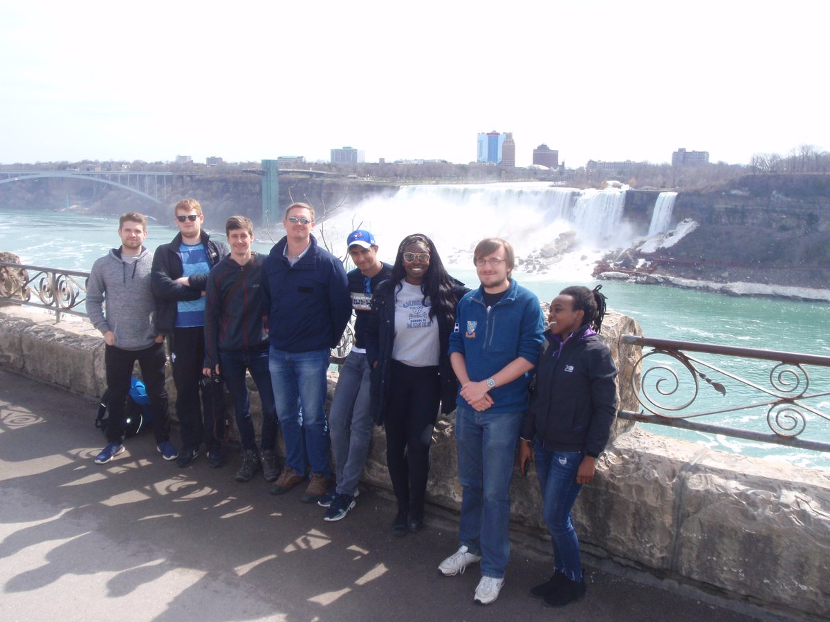 DrLewisMeyer1's tweet photo. Camborne School of Mines MSc Mining Geology field trip visits Niagara Falls before flying home to Cornwall. @CambSchMines @UniofExeter @UniExeCornwall #miining #careers #education https://t.co/GJkkotv9vz