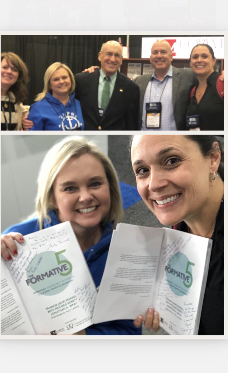 AMSTI_UM's tweet photo. Just a regular day hanging out with Nicolette Nalu, Skip Fennell, Beth Kobett and Jon Wray #iwannabethemwhenigrowup #theformative5 #nctm2018 #AMSTIworks https://t.co/Oj0uUW1BjT
