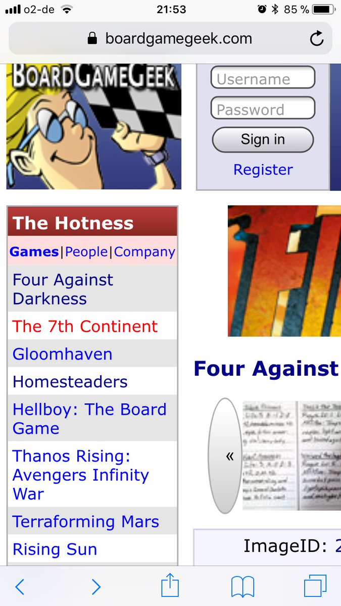 TSpieleschmiede's tweet photo. #SoloGames are currently blasting through the community. After current successful games like #unbroken and freshly funded #AgentDecker there is also #fourAgainstDarkness #4AD storming BGG Hotlist...! https://t.co/L822o0xO1B