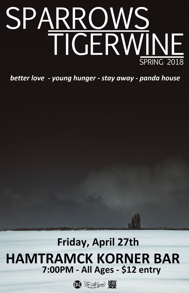 Cthulhu_Det's tweet photo. TONIGHT at 7PM @tigerwinemusic @Sparrows613 @betterloveUS @StayAwayMusic https://t.co/2JHA61bPUD