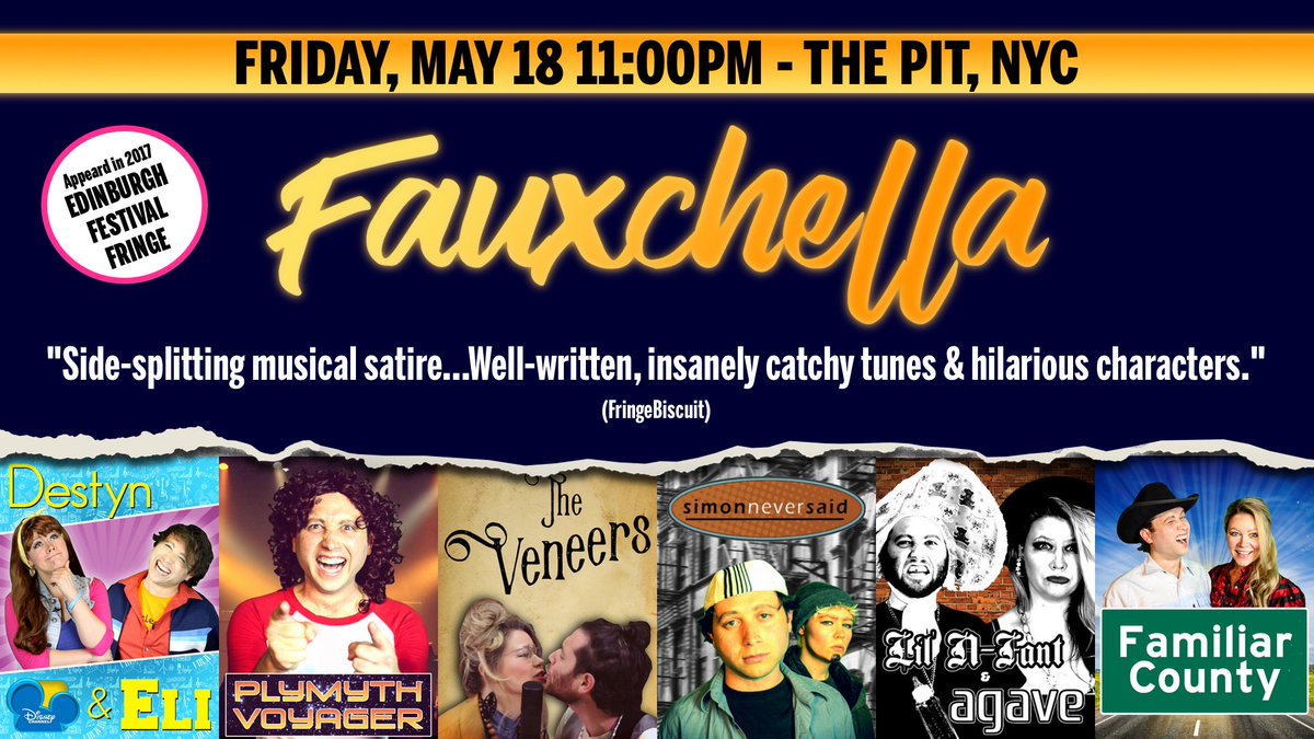 WE'RE BAAACK!! Come see us at <a href="/thepitnyc/">The PIT</a> on May 18!