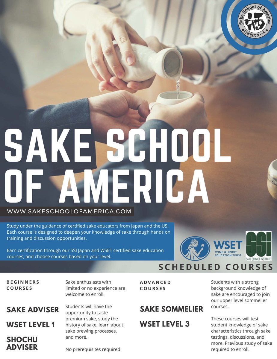 ToshioUeno's tweet photo. Happy Friday Everyone!!! Already April End.... Buckle Up! This year will run quickly!!! Go! : https://t.co/DxyfuJwz9l
#wsetsake #wsetglobal #wsetsakeeducators #wsetsakeeducator #sakesommelier #sakesamurai #sakeeducation #sakeschool #sakeschoolofamerica #tasteofjapan #cooljapan https://t.co/izTS31Sz0i