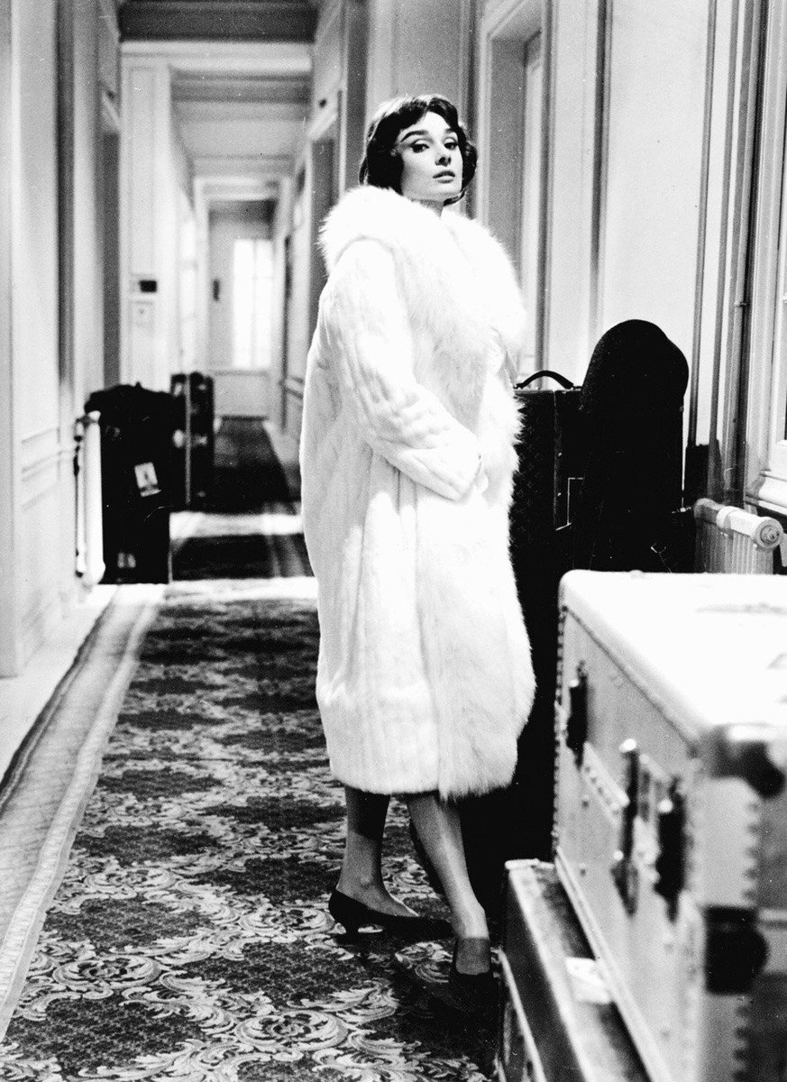 SoAudreyHepburn's tweet image. Audrey Hepburn photographed for Love in the Afternoon, 1957