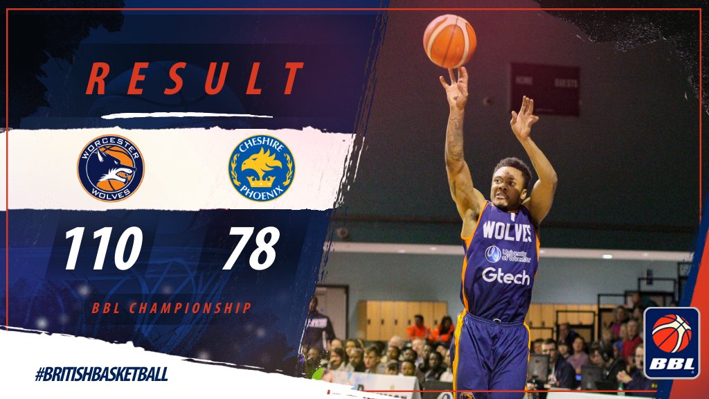britishbasketm's tweet photo. Dominant victory for @BBLWolves as they defeat @CheshireNix!

Bachynski with 30pts/12rbs; @g_marshall11 hands out 11 assists!

#BritishBasketball https://t.co/3xvg9Tnu6l
