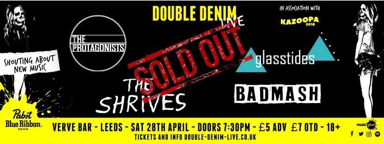 Tomorrow will be class for the lads! Sell out for @DoubleDenimLive and @_Protagonists this is a promoter we have wanted to connect with for a while, really looking forward to this one!
