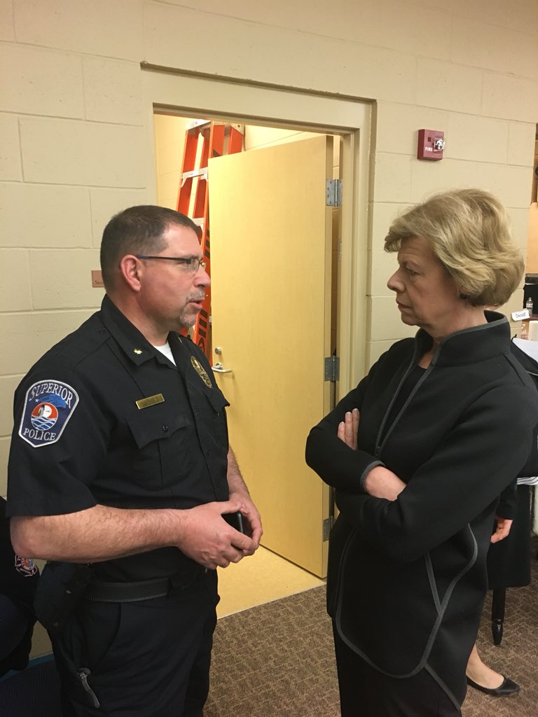 So many volunteers and emergency management staff have been working tirelessly to ensure a quick recovery and allow people to get back to their homes. Thanks for all you’re doing! #SuperiorStrong