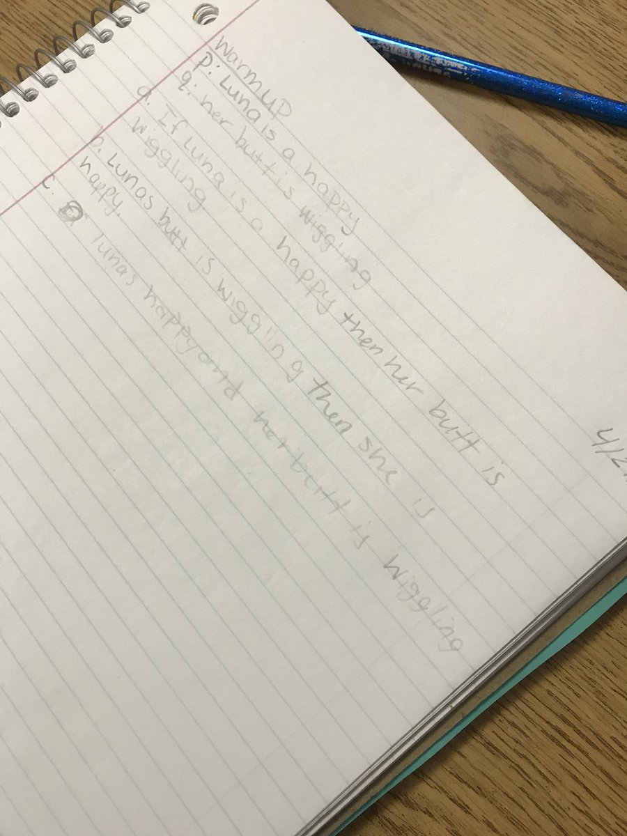 MathWithMrsNes's tweet image. We incorporated Luna, the Wiggle Butt into our SOL review warm up today... #geometry #conditionalstatements #compoundstatements #friyay
