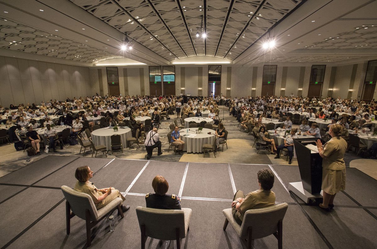 SeaServiceLead's tweet photo. JWLS is the largest gathering of military women in the nation! Don’t miss out - register today for the two-day #military conference. #JWLS2018 #MyPowerWithin https://t.co/rQYFD3mAYI https://t.co/GB37pSBtqL