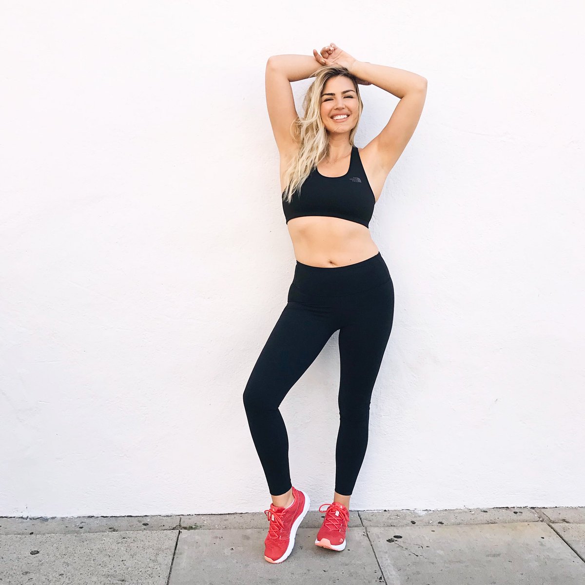 I got this whole look from <a href="/thenorthface/">The North Face</a> because I #neverstopexploring what it means to be a healthy happy person! Snagged my leggings, bra, and shoes from @zappos and you can shop this look and see more pics on the blog! #ad #sponsored #thenorthface