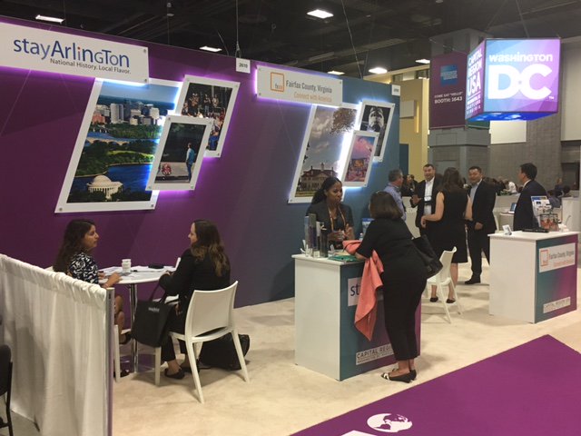 RosslynVA's tweet photo. Congratulations to @StayArlington on winning the Destination Event of the Year Virgo Award for their Monumental Views Reception during #IPW17 here in Rosslyn! via @ArlingtonVA https://t.co/zdEdfFKWIO https://t.co/QRQXXRzky1