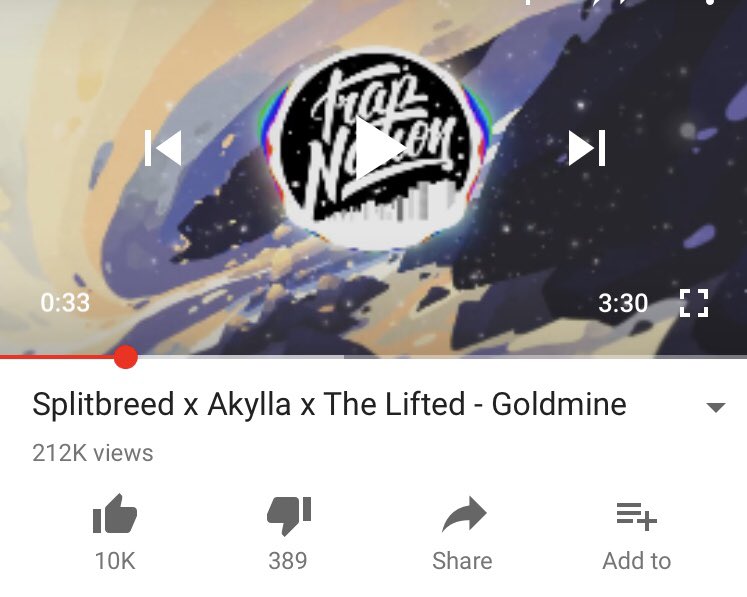 Ash_Halo_Music's tweet photo. Over 200k YouTube plays in the first 24hrs!! Thank you @trapnation and all the listeners! 🙏🏼❤️ *LINK IN BIO* @akylla_music @thelifteddjs @splitbreed #Goldmine #Akylla #TheLifted #Splitbreed #TrapNation #YouTube https://t.co/cMhrFAdkNC