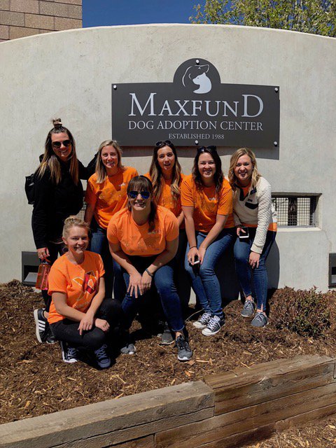 XactlyOne's tweet photo. Proud to see the @Xactly Denver Human Resources team donating time to #MaxFund Animal/Dog Adoption Shelter. #XactlyOne #XactlyLovesMe #GivingBack #XactlyOneFoundation #HRRocks! https://t.co/X9RJjbzQq5