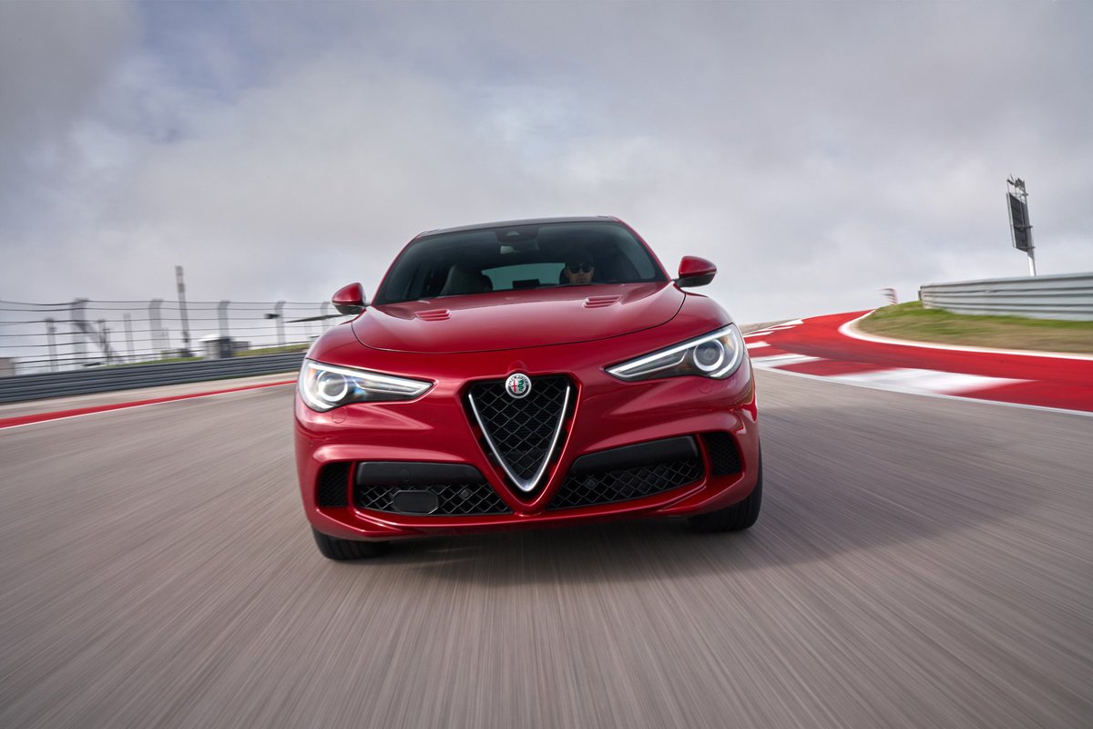 AlfaRomeoUSA's tweet photo. The Stelvio Quadrifoglio delivers in every sense imaginable. https://t.co/RdnfQL8tMH